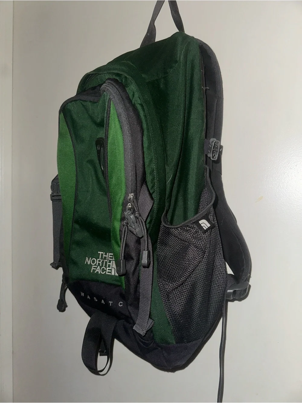 The North Face Green and Black Wasatch Backpack